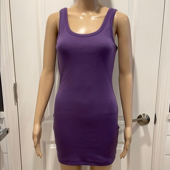 Purple Sleeveless Dress - Picture 1 of 3